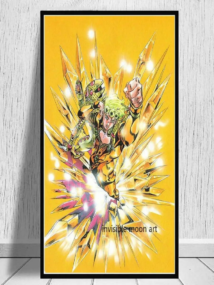 JoJos Bizarre Adventure Anime Canvas Art Posters  Manga Wall Prints for Home Decor