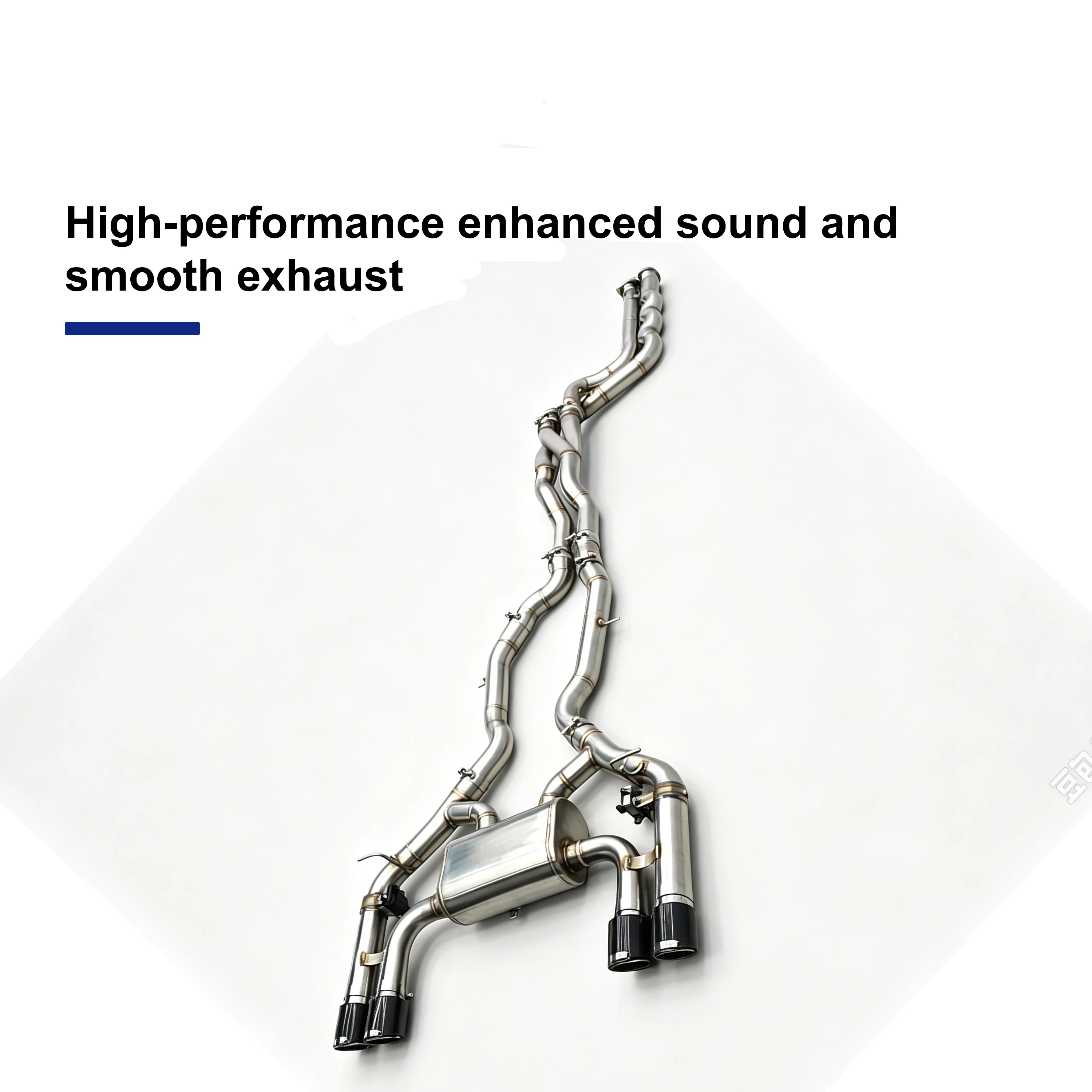 Exhaust for BMW M2C F87 S55 3.0T Catback 2018-2023 with Z-pipe Resonator Stainless Steel Equal Length Valvetronic Exhaust System
