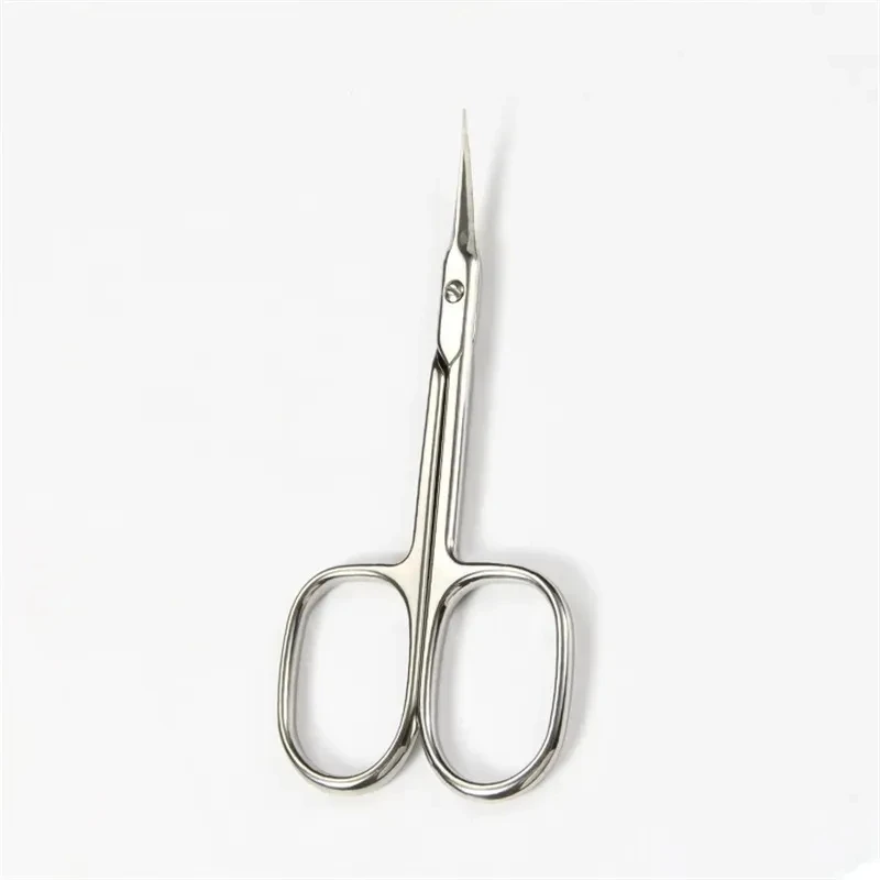 STALEKS High Quality Nail Cuticle Scissors Stainless Steel Eyebrow Scissors Trim Nose Hair Makeup Tool For Left-handed Users