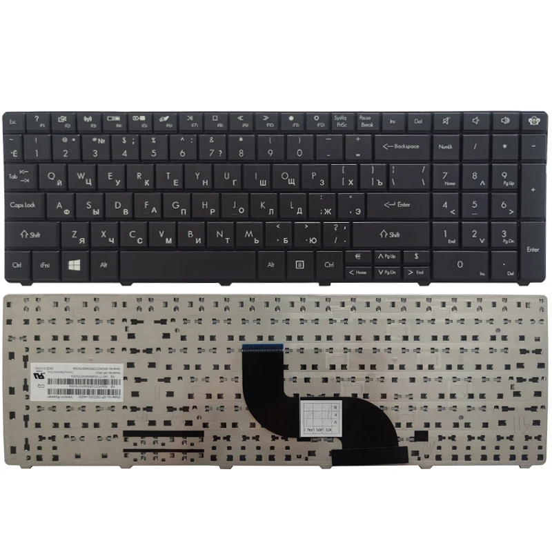 Russian/RU Keyboard For Packard Bell EasyNote TE11 TE11HR TE11-HC TK13 NE56 NE71B NEW90 NEW95 Q5WTC Z5WT1 EG70 MP-09G33SU-442W