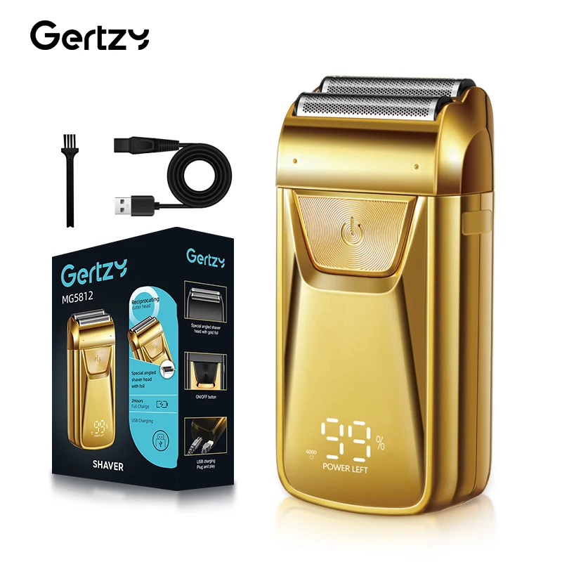 Men's Electric Shaver, Professional Rechargeable Men's Household Electric Foil Shaver