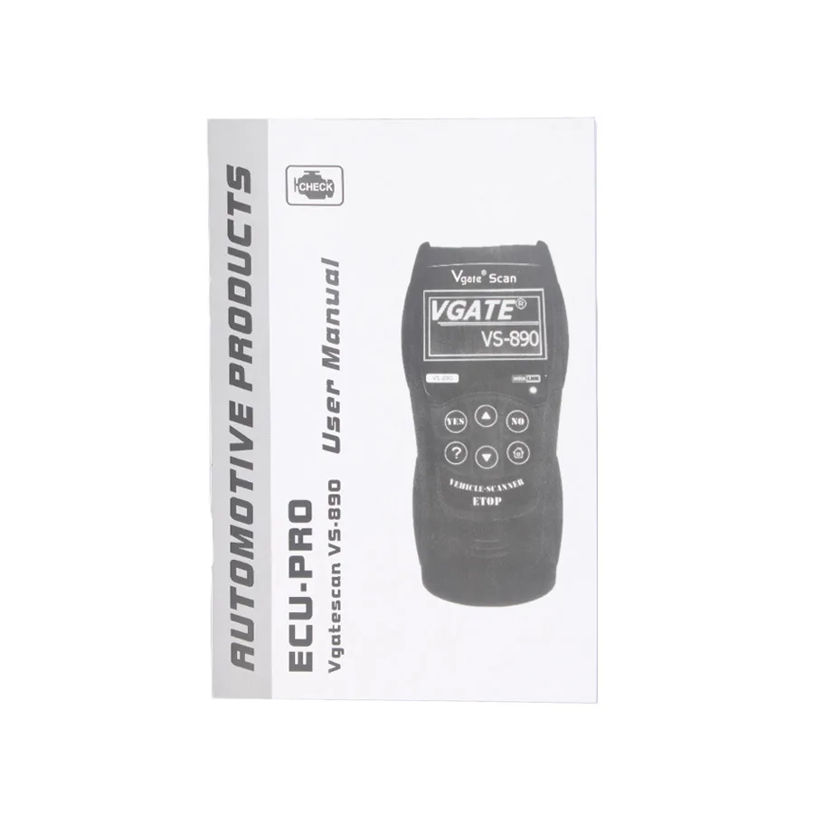 أداة المسح التشخيصي Vgate Maxiscan VS890 Obd2 CAN-BUS قارئ رمز السيارة متعدد اللغات #5