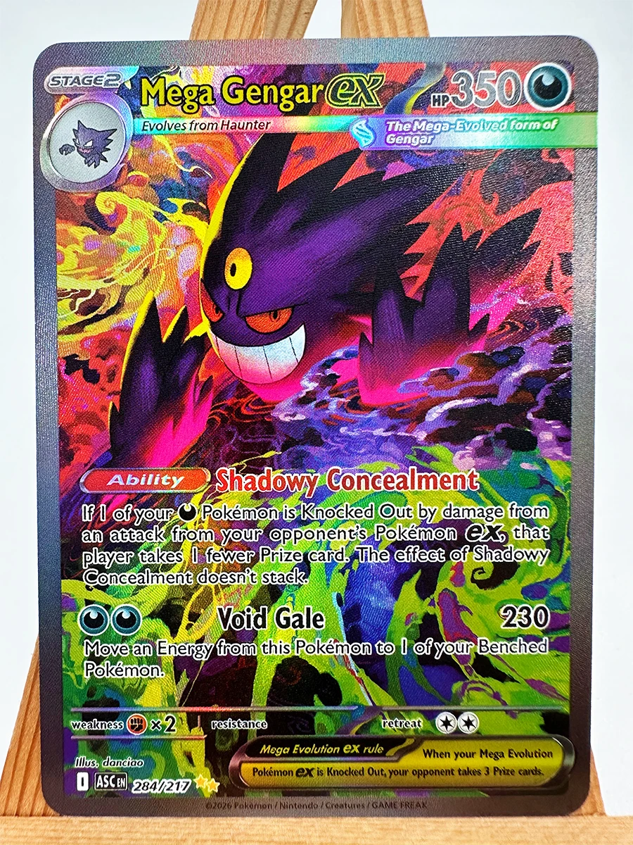 Pokemon PTCG ASC Gengar Dragonite Celebi Spielzeug Hobbies Hobby Sammlerstücke Spielesammlung Anime-Karten