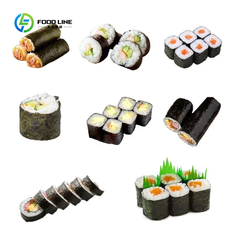 Customized New Commercial Use Automatic Sushi Onigiri Maker Machine 220V High Capacity Touch Control Food Grade Stainless Energy