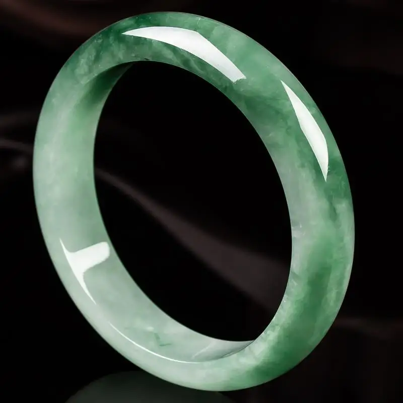 

High Quality Natural Green Onyx Bracelet 54mm-62mm Elegant Ladies Style Exquisite Jade Bangles Jewelry Accessory Gift