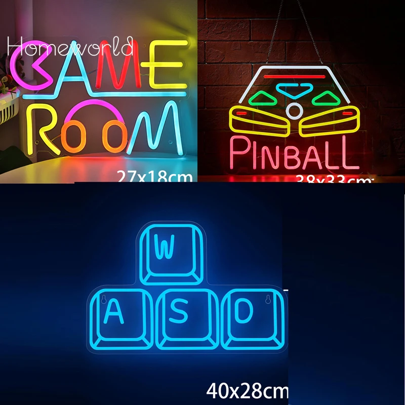 

Gaming Neon Sign for Boys Room Wall Decor USB Powered for Teens Gamer Zone Play Party Decor Gamer Gifts