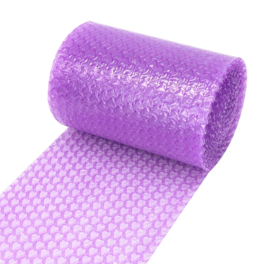 Lovely 6M Heart Shape Bubble Wrap Thicked Packaging Buffer Bubble Paper Foam Roll Shockproof Bubble Wrap Pouches Fragile Glass