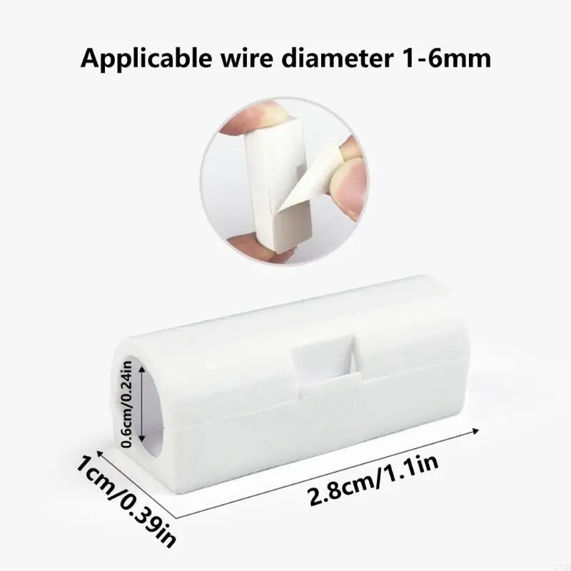 77JD Pack Of 20/16pcs Cable Clips Adhesive Wire Organizers For Home Office