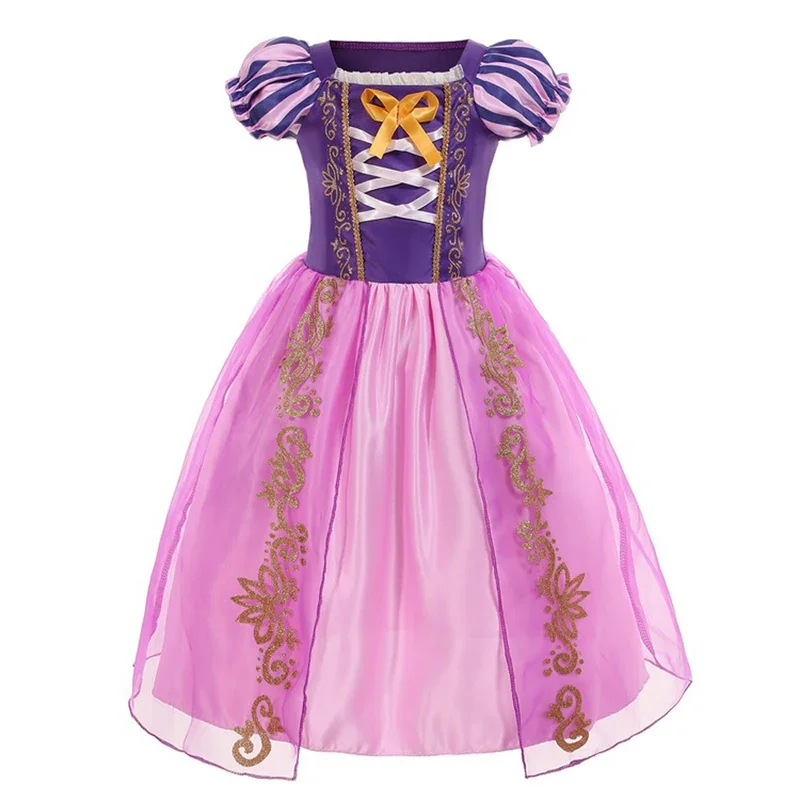 فستان أميرة الشفق للفتيات ، رابونزيل سندريلا ، جمال النوم ، زي كرنفال ، ملابس حفلات فاخرة ، الصيف ، طفل ، عيد الميلاد