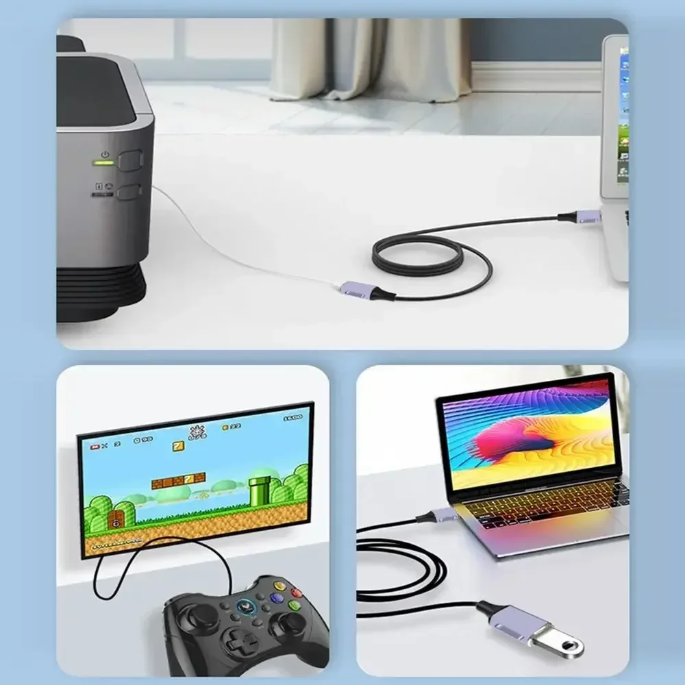 Male to Female USB 3.0 Extension Cable Professional Keyboard Printer High Speed Data Cord Webcam GamePad Adapter Line