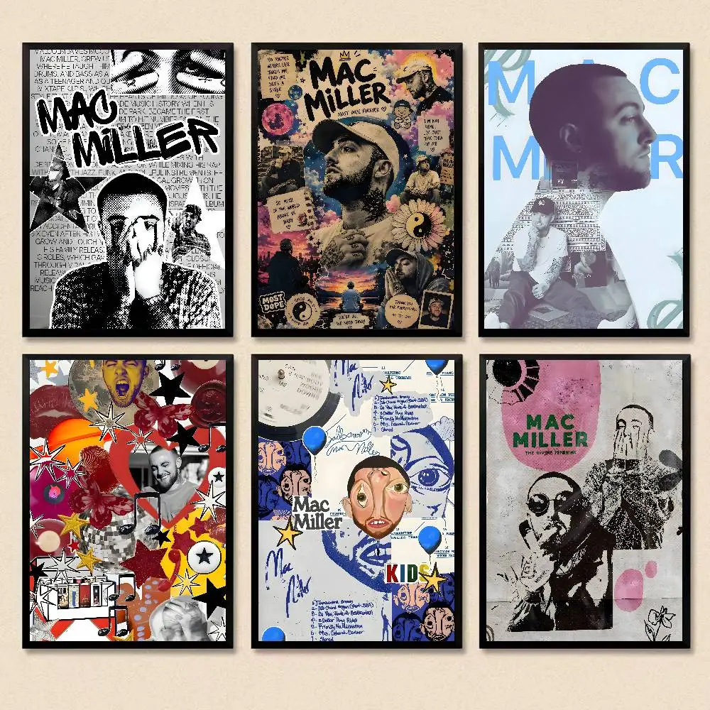Singer M-Mac Circles Miller Classic Poster Room Decor Waterproof Sticky For Home Bar Wall Art Decoration