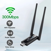 USB Wireless WiFi Repeater 2.4G 300Mbps Extender Router WiFi Signal Amplifier Booster Remote Wi-Fi Small And Convenient for PC