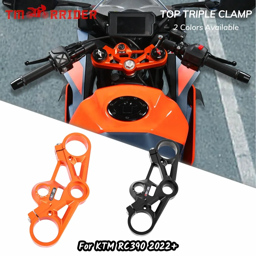 

Motorcycle Top Triple Clamp Handlebar Riser For KTM RC390 RC 390 2022 2023 Upper Front Fork Holder Bracket Kit Extend Adapter