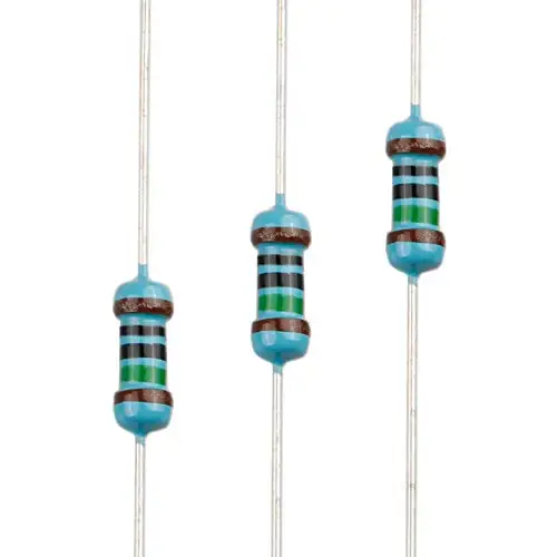 100pcs 150 ohm Resistor 1/4w (0.25 Watt)  Tolerance Metal Film Fixed Resistor, Multiple Values of Resistance Optional