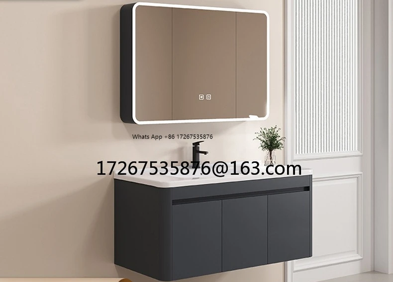 

Smart aluminum honeycomb small apartment bathroom washbasin cabinet combination washbasin bathroom cabinet