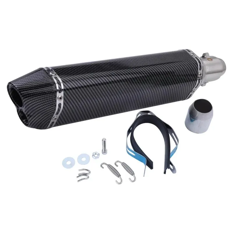 Universele 470mm Motorfiets Uitlaatpijp Uitlaat Demper Escape Moto DB Killer Voor YAMAHA SUZUKI KAWASAKI HONDA