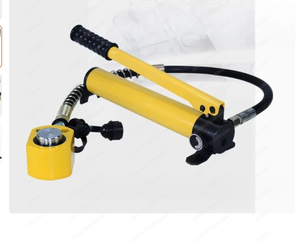 20T+CP-180 Ultra-thin Split Hydraulic Jack Electric Split Type Stroke 14mm 20t Lifting Tool Equipped With Hydraulic Pump CP-180