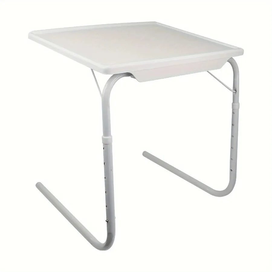 Foldable Tray Table - Ultra-Portable 6 Height Adjustments 3 Angle Settings - Sofa TV Tray Laptop Table Dining Coffee