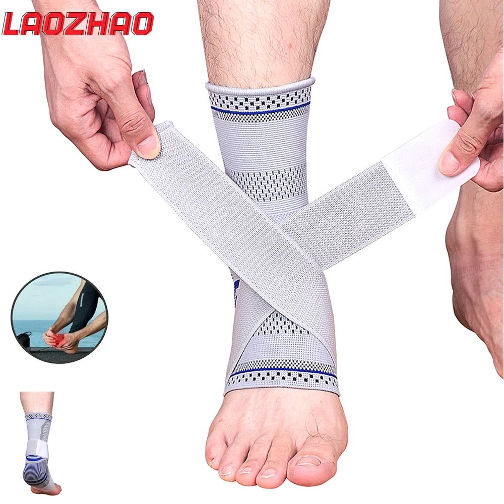 1Pcs Ankle Braces Socls,Adjustable Compression Ankle Support Sports Protection,Stabilize Ligaments-Eases Swelling,Sprained Ankle