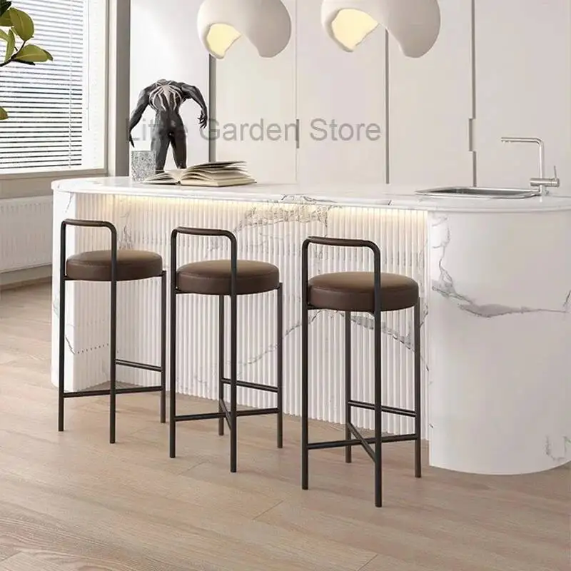 

Kitchen Make Up Bar Chair Nordic Counter Luxury Saloon Garden Bar Stool High Reception Library Sgabello Cucina Home Furniture