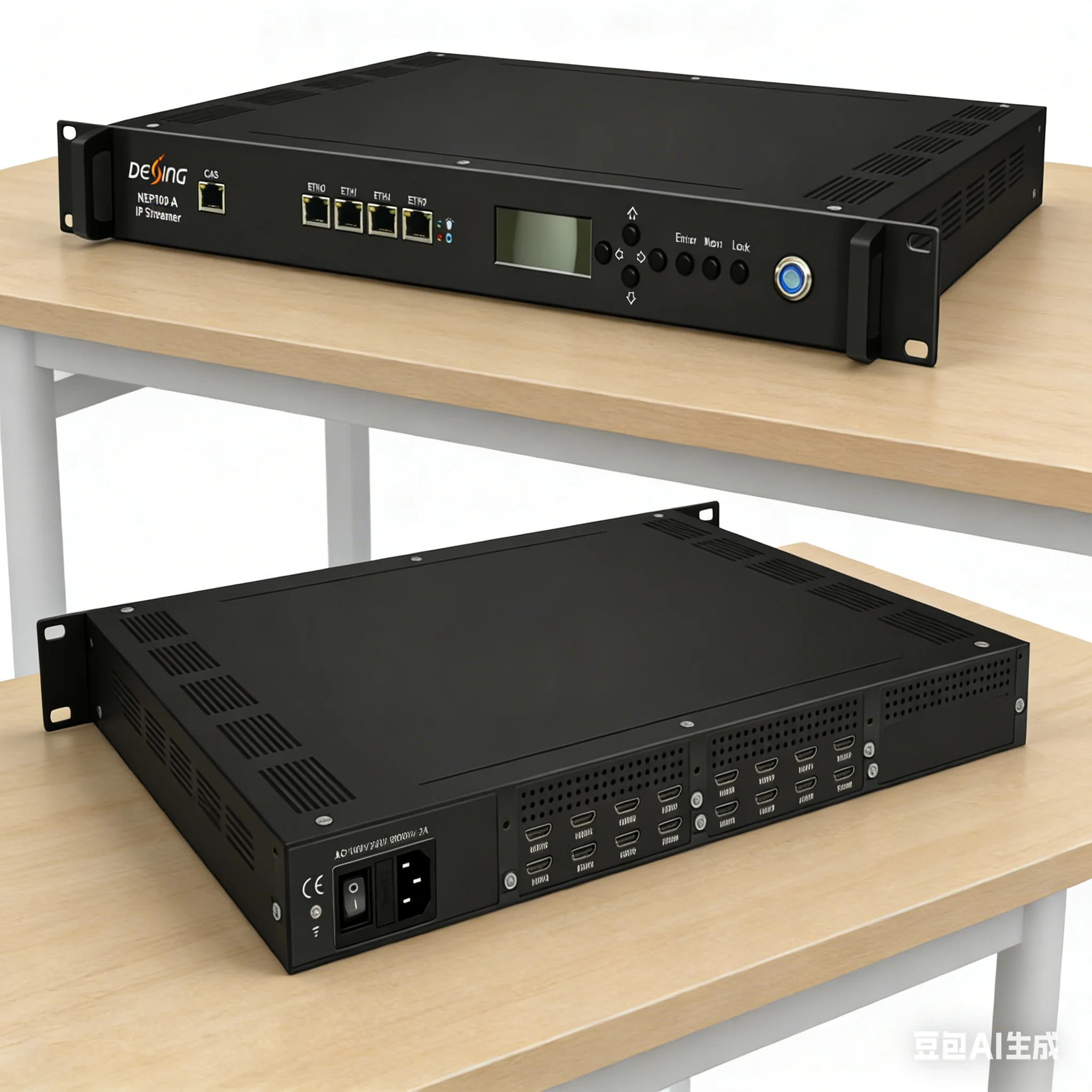 HD Encoder Tuner naar IPTV Streaming Server CI decoder IRD TV-systeem All-in-One NEP100 DVB-S2 DVB-T2 ISDBT ATSC HD-MI naar IPTV
