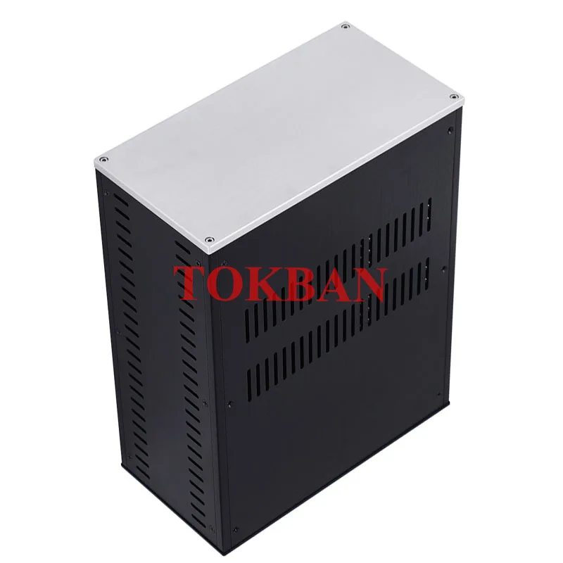 Tokban Audio CJ180 285*150*370mm All Aluminium Power Amplifier Chassis Enclosure DIY Power Supply Case Shell