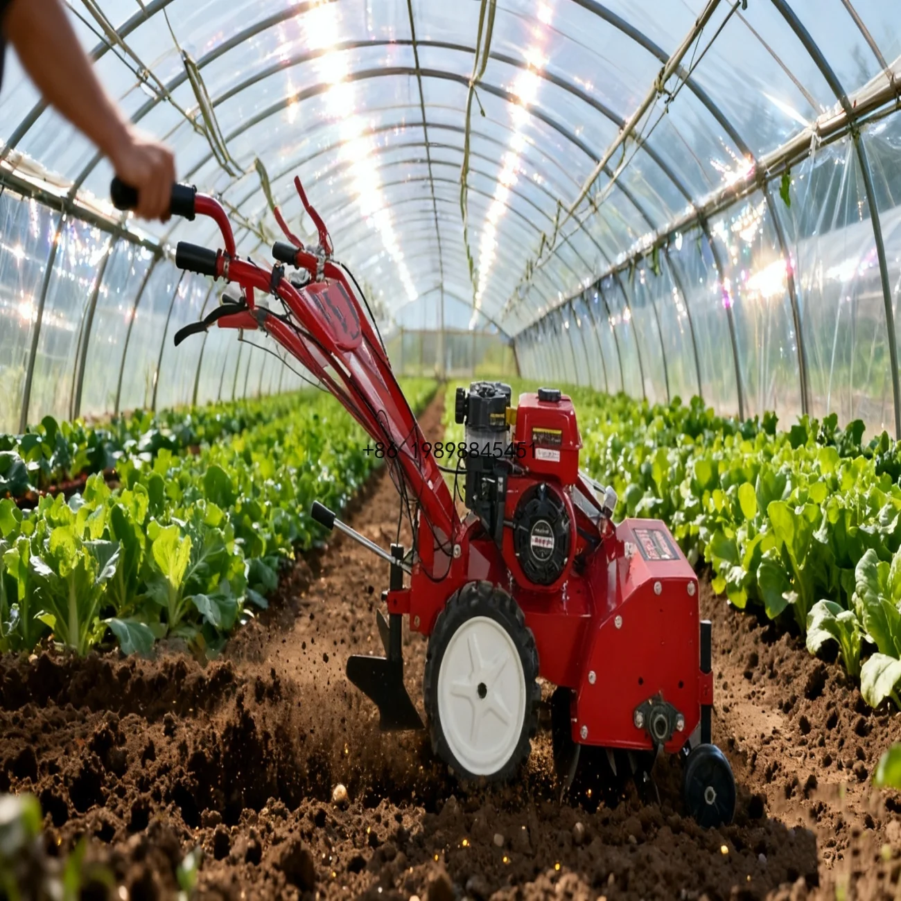 Soil Loosening Multi-functional Weed Cutter Grass Shredder Orchard Mulcher Greenhouse Farmland Four-wheel Drive