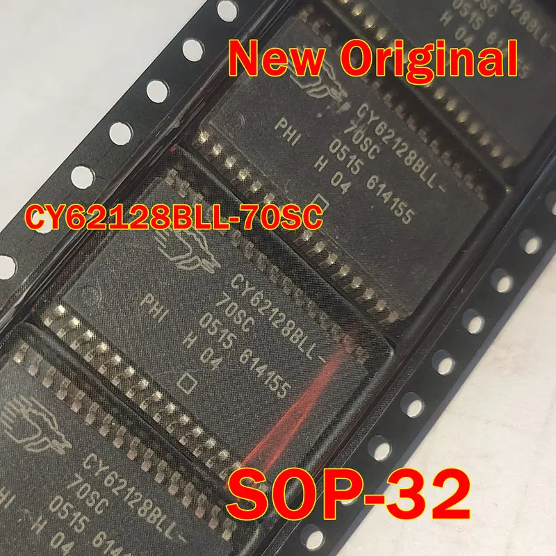 

1pcs to 20pcs CY62128BLL-70SCT CY62128BLL-70SC SOP-32 New Original 128K x 8 Static RAM