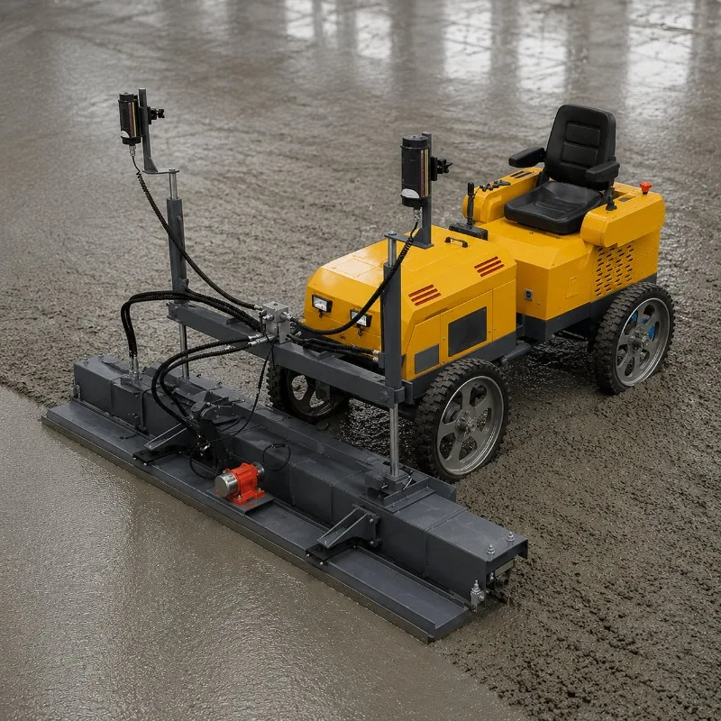 Équipement laser pour le lissage du béton, personnalisé et durable pour la finition des surfaces d'atelier