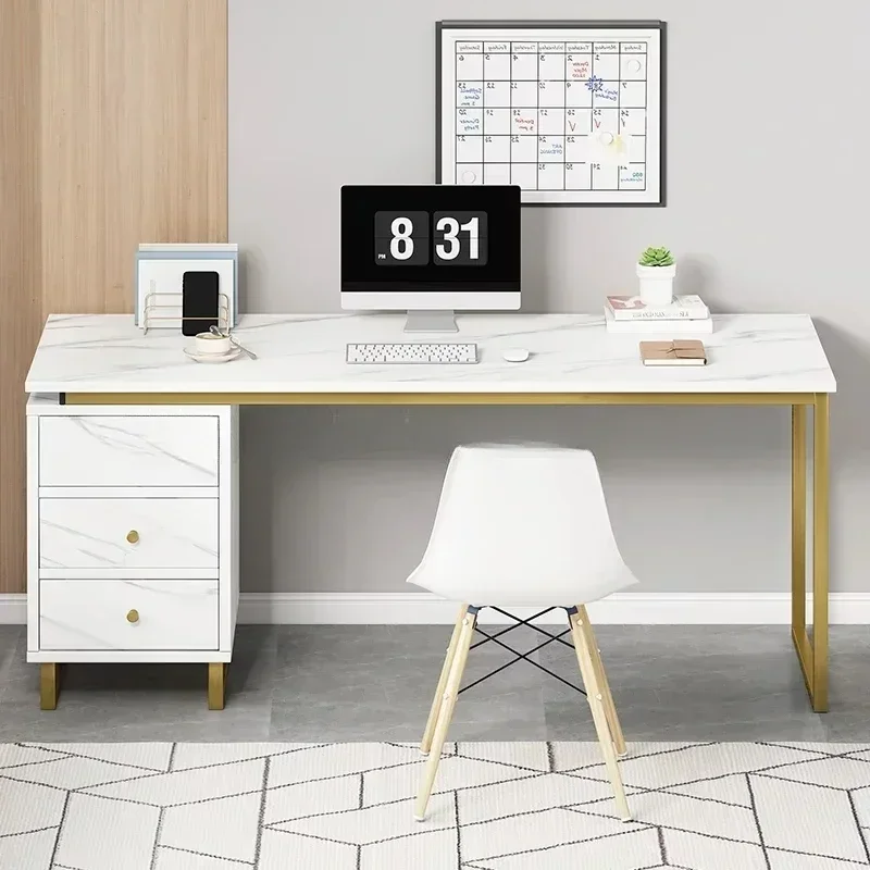 Desk for Bedroom Scratch Resistant Durable Build Reinforced Frame Smooth Surface Reliable Performance Long Lasting