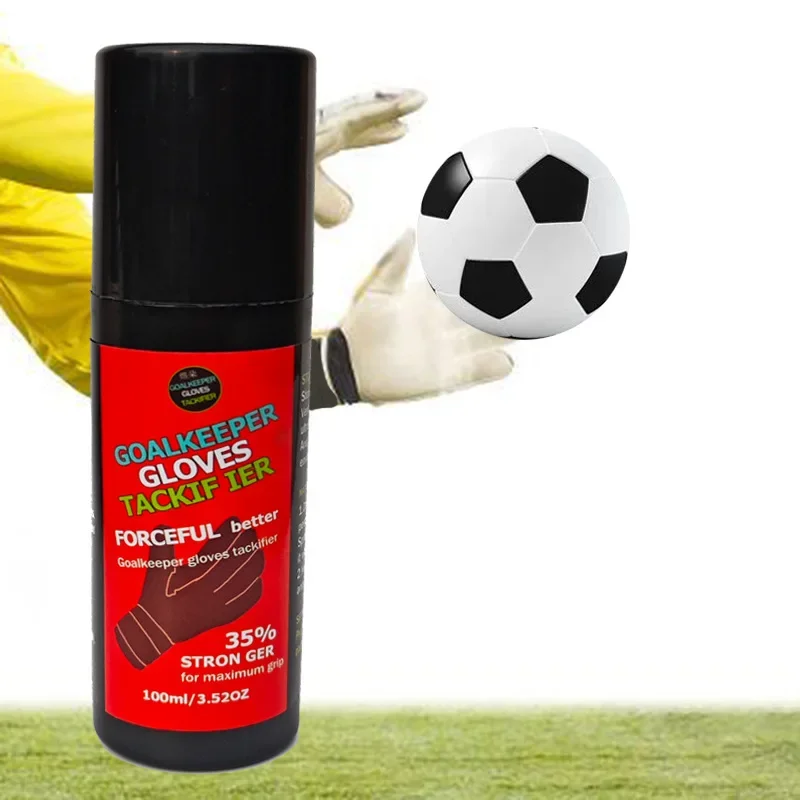 جديد 100 مللي قفاز حارس المرمى قبضة كرة القدم رذاذ لقفازات حراسة المرمى عدم الانزلاق تعزيز لزجة البيسبول استبدال قفاز الغراء