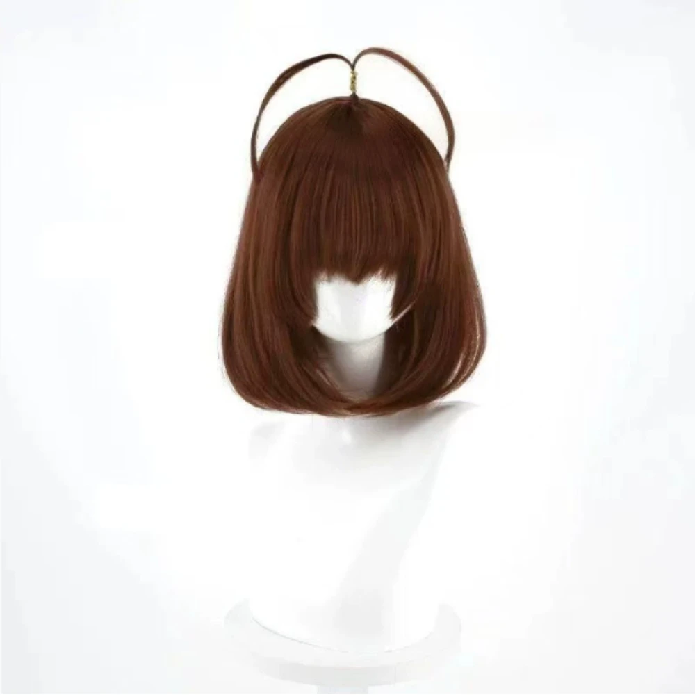 วิกผมคอสเพลย์ตัวละครฟุรุคาวะ มิซึกิ นางิสะ วิกผมบ๊อบใยสังเคราะห์แบบเต็มหน้า สีน้ำตาลเข้ม นางิสะ