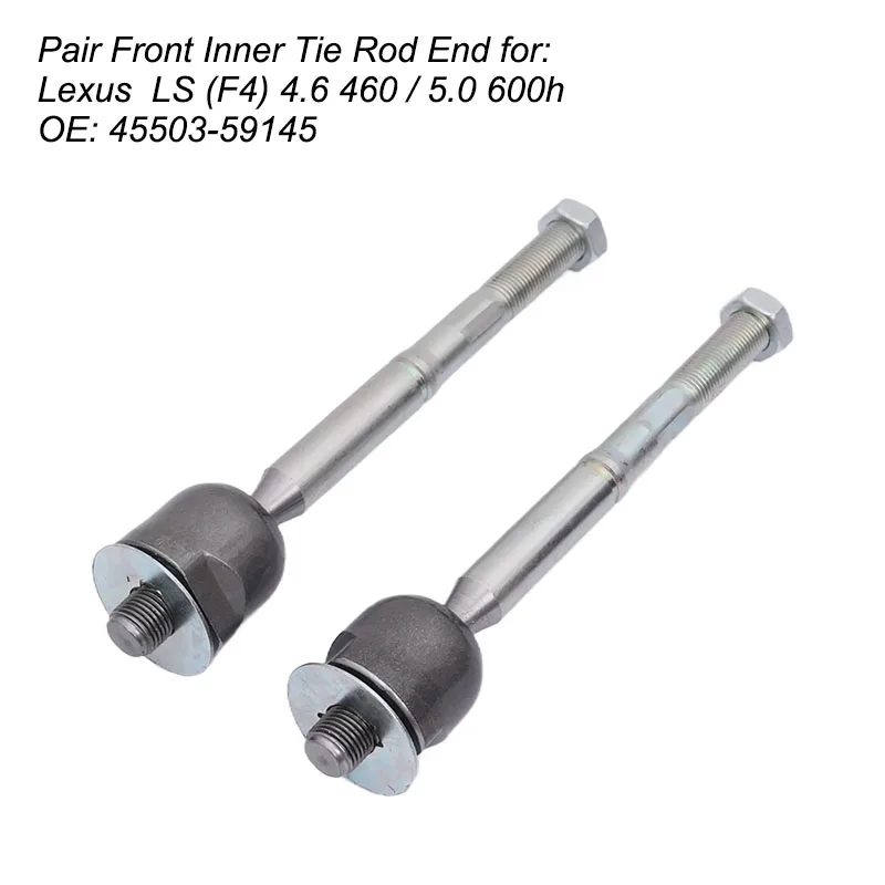 Pair Front Inner Tie Rod Kits For Lexus LS460 LS460 AWD LS600H 2006~ OE:45503-59145