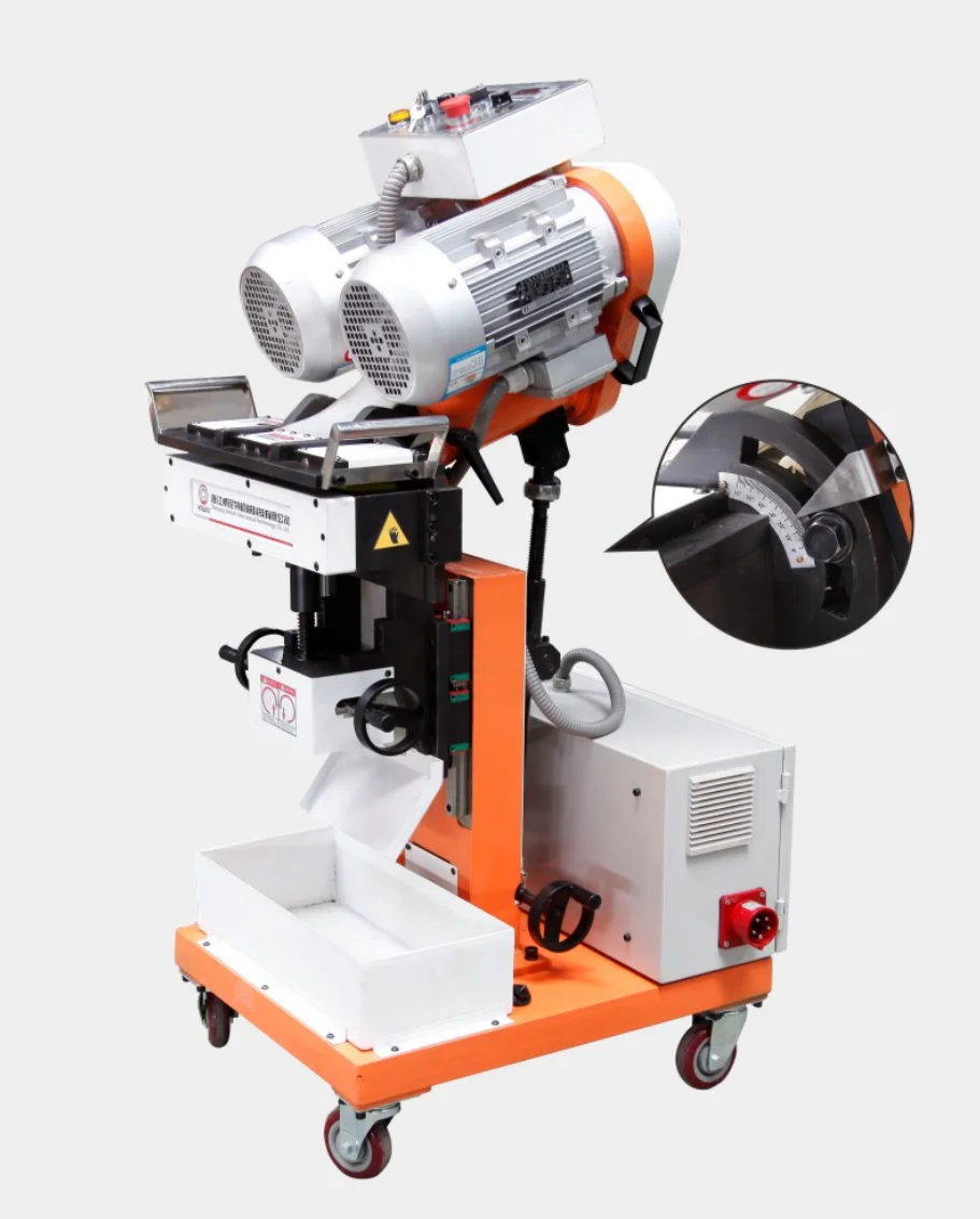 آلة الشطب المعدنية الكهربائية القوية PB-80، لوحة سميكة Beveler للبناء