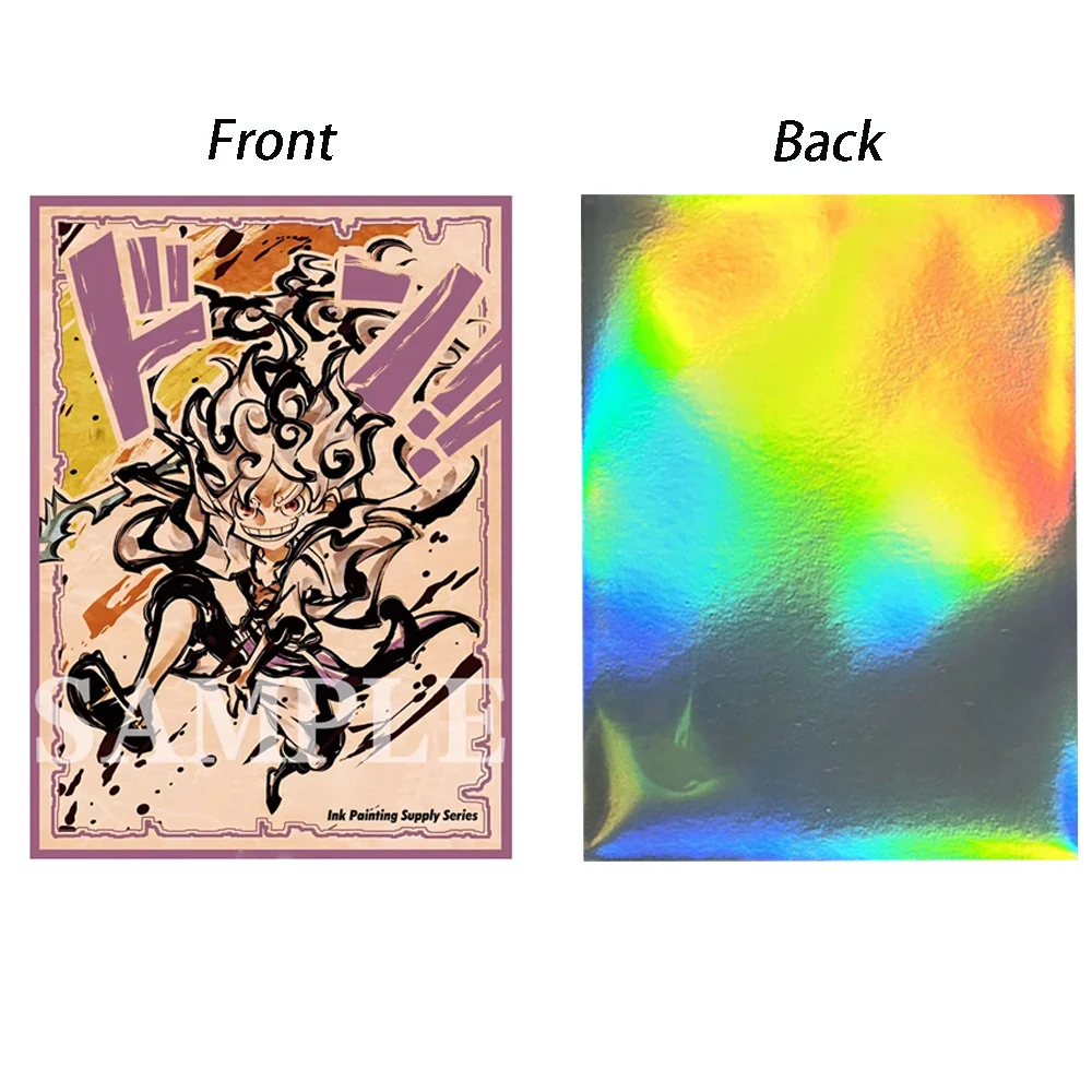 60PCS One Piece Card Sleeves Laser Holographic Luffy Betty Vivi Card  Protector Sleeves 67x92mm Suitable for MTG/PTCG/OPCG Game