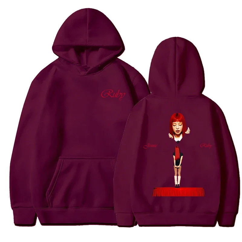 JENNIE Ruby Hoodie 2025 New Album Fashion Men/women Hoodies