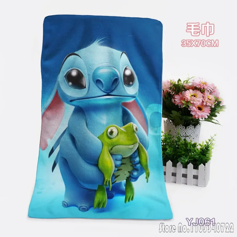 Microfiber Blue Stitch Simba Lion King Bath Towels Microfiber Beach Swimming Towel Decor for Kids Gift 75x150cm