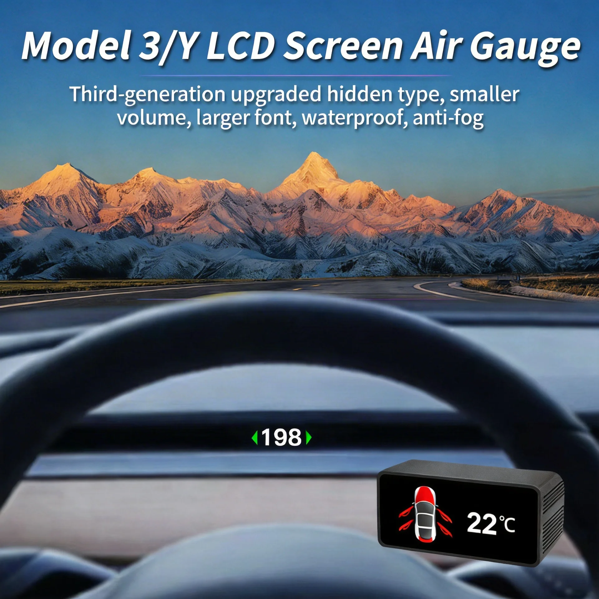 

Многофункциональный проекционный дисплей (HUD) для Tesla Model 3/Y, Plug & Play, данные о скорости и запасе хода в реальном времени, дисплей на приборной панели HUD