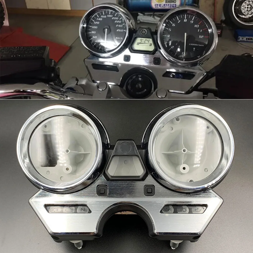 For YAMAHA XJR 400 2004 2005 2006 2007 2008 Speed Meter Clock Instrument Case Gauges Odometer Tachometer Housing Box Cover