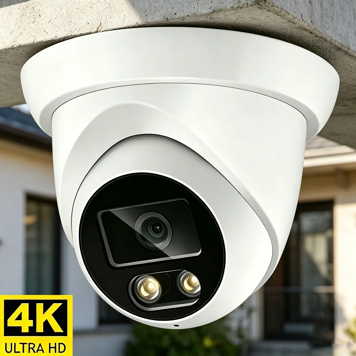 Nouvelle caméra IP 4K 2K 8MP/4MP extérieure avec audio AHD H.265 2.8/3.6mm, détection humanoïde IA, caméra de surveilla…