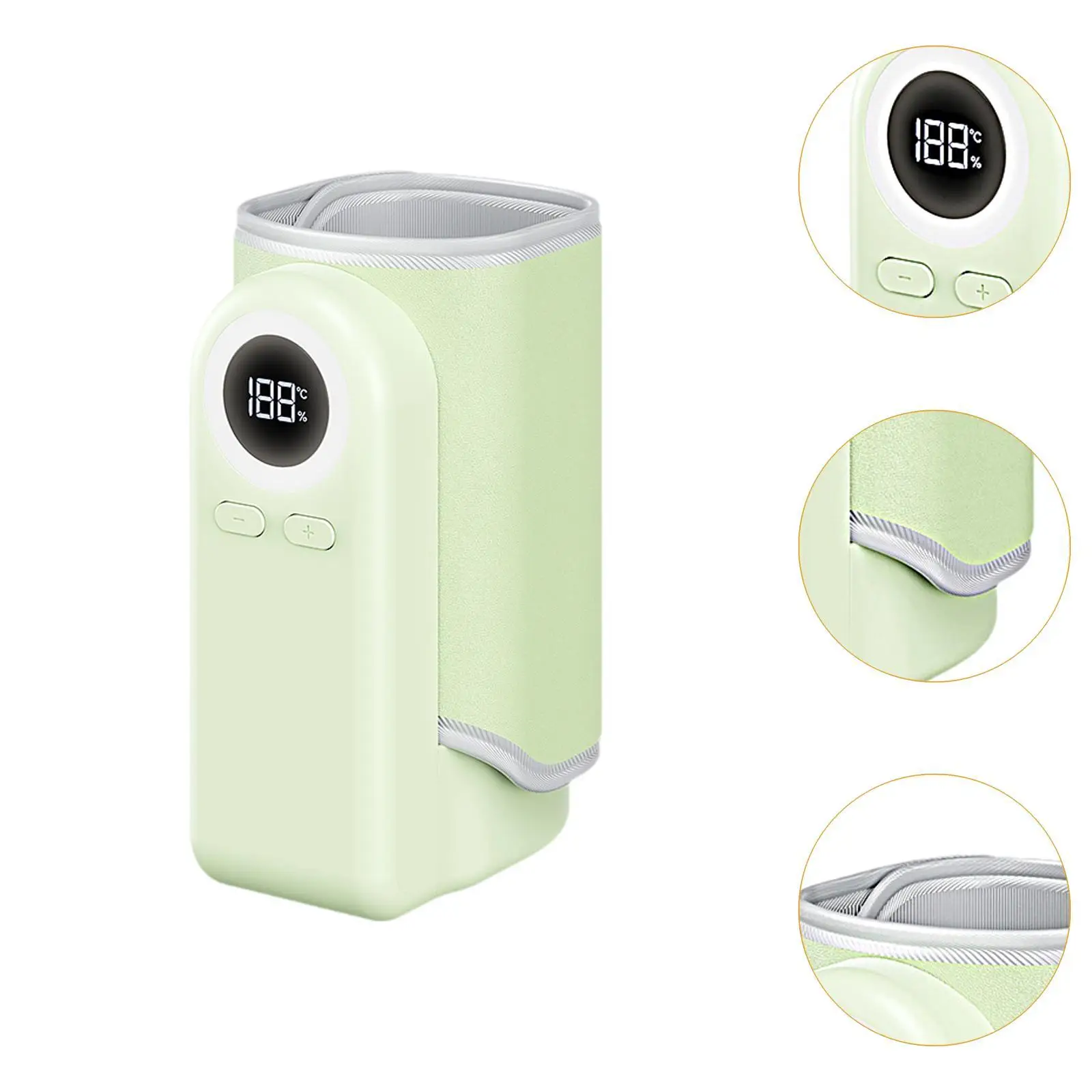 سخان زجاجة الحليب لتدفئة الزجاجات، ترموستات USB، حقيبة سخان متعددة الاستخدامات محمولة #5