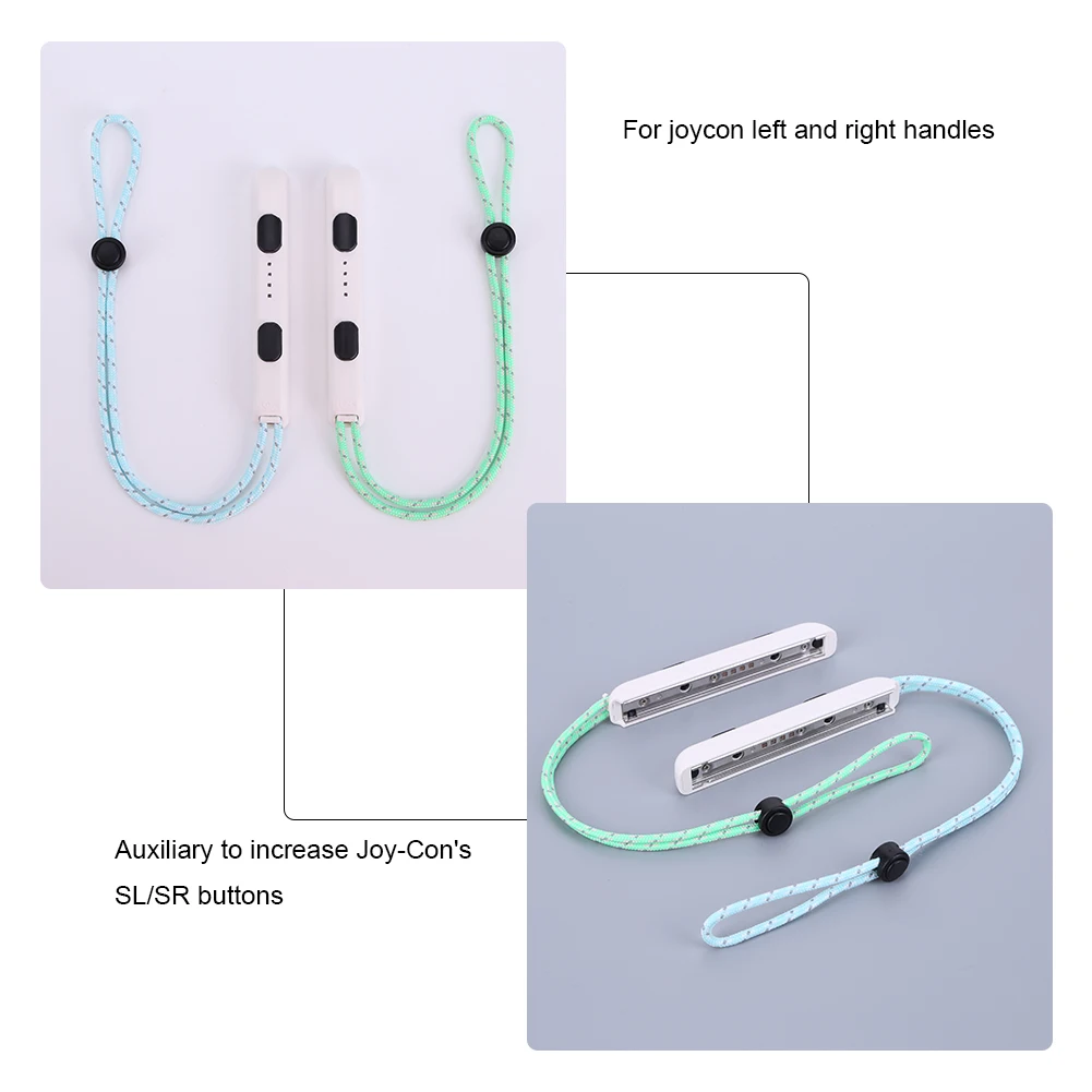 قابل للتعديل الرقص المعصم حزام ل نينتندو سويتش ، اليد حبل ، لعبة الفرح كون تحكم ، غمبد الحبل ، 1 زوج