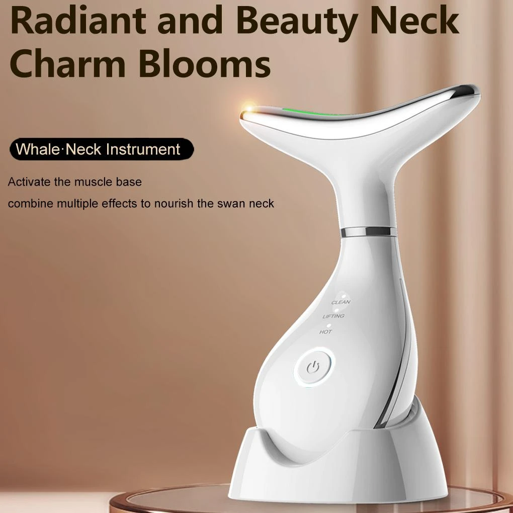 

EMS Facial Massager Microcurrent LED Light Vibration Face Lift Skin Tightening Beauty Device Portable Home Use Tool