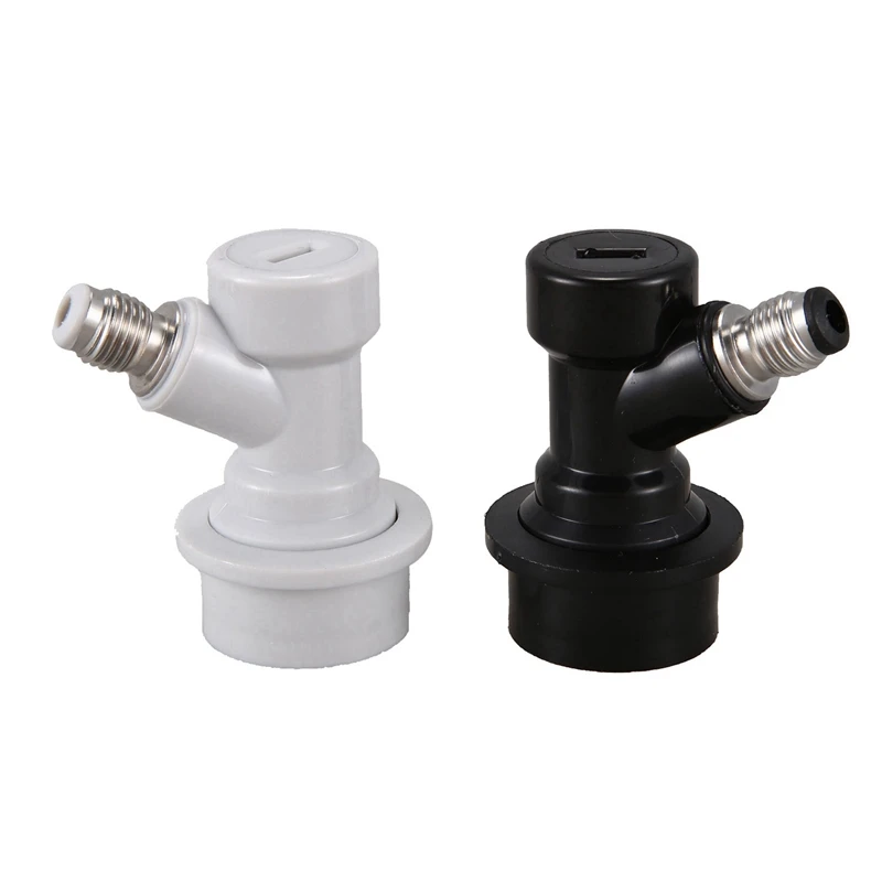 ABGH-2Pcs Hause Brauen Bier Fass Stecker Spender Gewinde Kopf Ball Lock Fass Trennen Anschlüsse Ball Lock Bier Wasserhahn Hause brauen