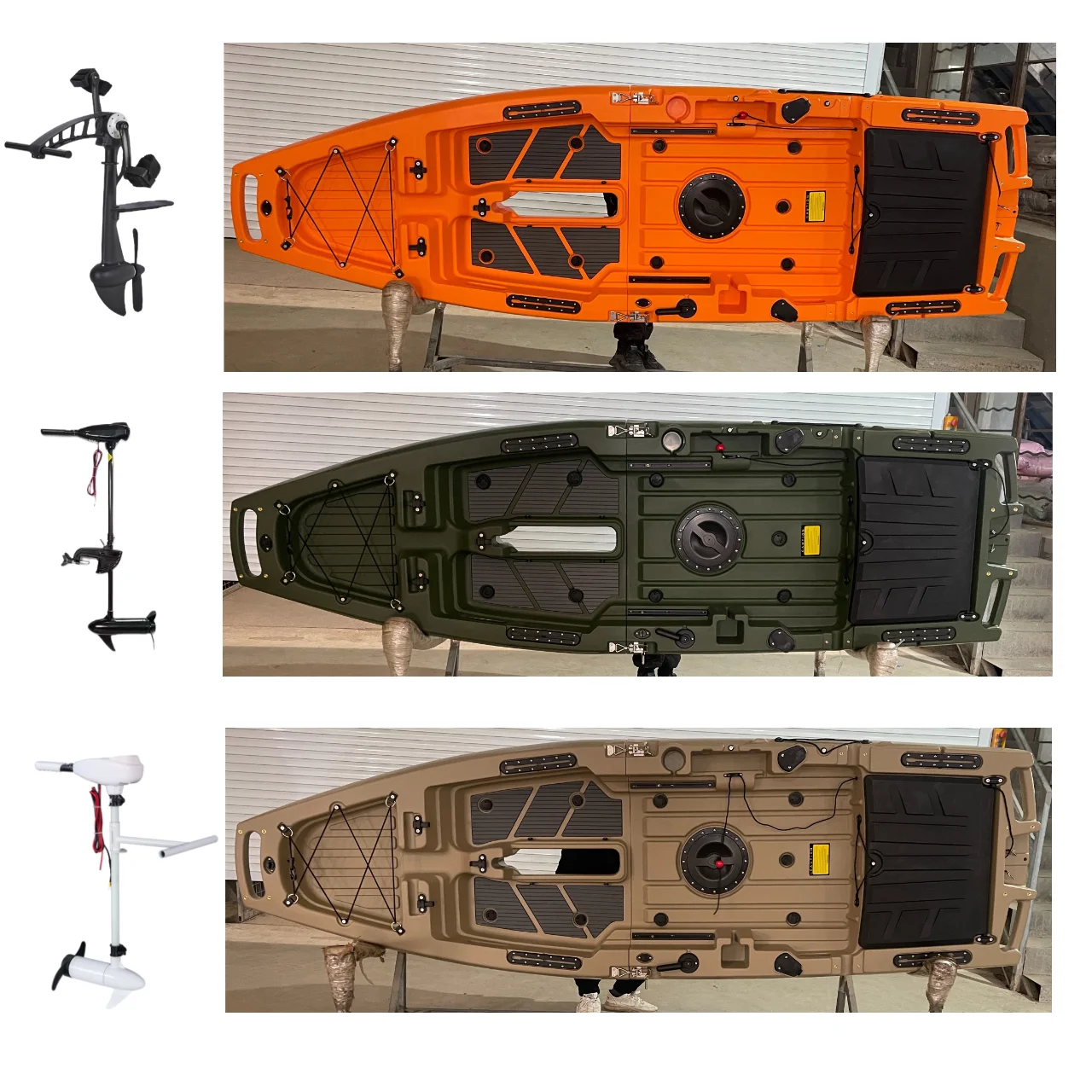 STLFLSF مصنع بيع نظام الطاقة دواسة المروحة لصيد الأسماك كاياك دواسة وحدات كاياك #4