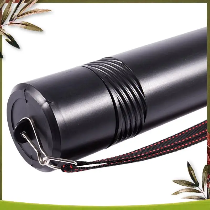 New-4X Black Plastic Drawing Picture Storage Tube Poster Scroll Holder