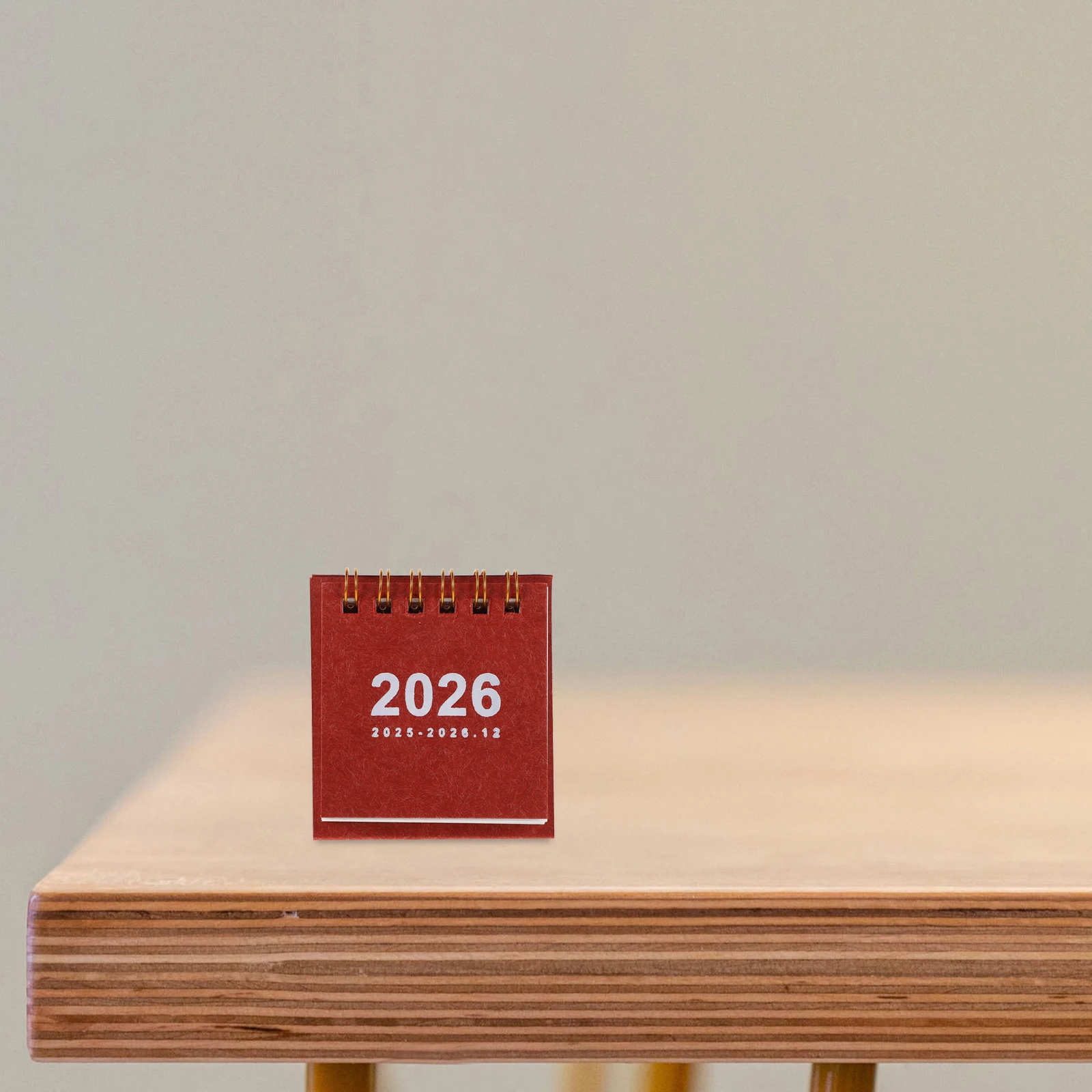 

Mini Desk Calendar Chinese Desktop 2026 Number Pad Tent Paper Standing 18 Months Pocket Office