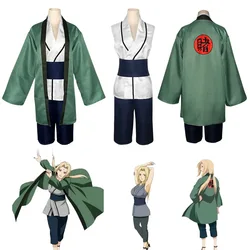 Anime Kimono Tsunade Cosplay Costume Cartoon Girls Women Christmas Halloween Carnival Suit