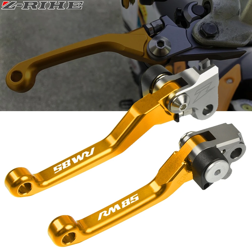 Motorcycle CNC Pivot Brake Clutch Levers Dirt Bike For SUZUKI RM85 RM 85 2005-2015 2006 2007 2008 2009 2010 2011 2012 2013 2014