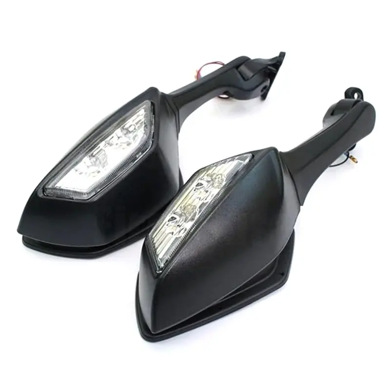 Reliable-LED Turn Signal Side Mirror For Kawasaki Ninja ZX-10R ZX10R ZX-10R 2011- 2014 Motorcycle Rearview Rear View System